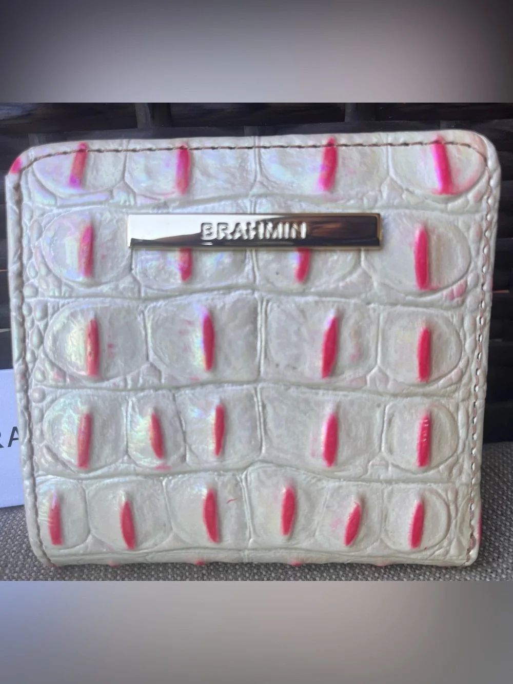 NWT Brahmin Set in DESERT BLOOM PARTON Jane Wallet